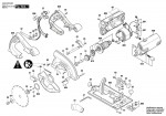 Bosch 3 603 E00 000 Pks 55 Circular Hand Saw 230 V / Eu Spare Parts